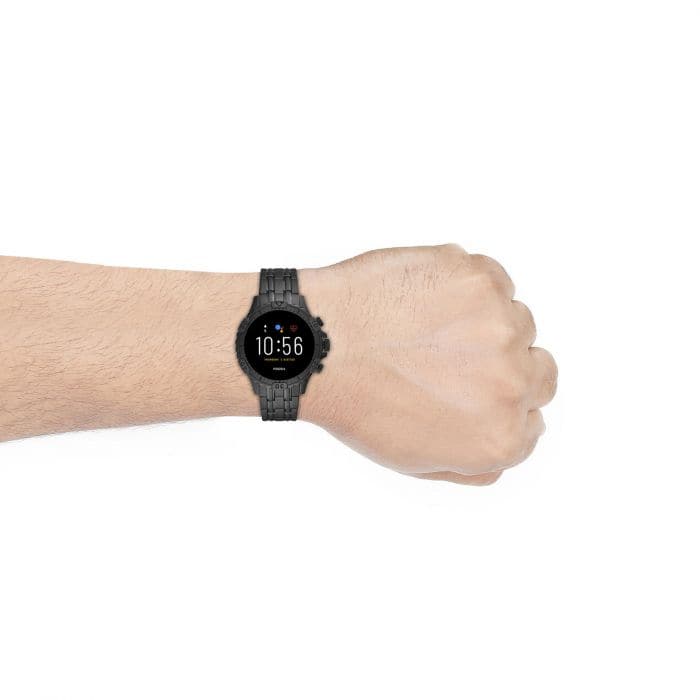 Fossil Smartwatch Men Garnett Round Black Smartwatches