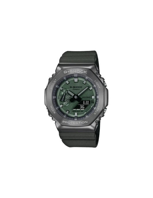 G-SHOCK GM-2100B-3ADR - G1160 Green Metal Covered - Men's Watch