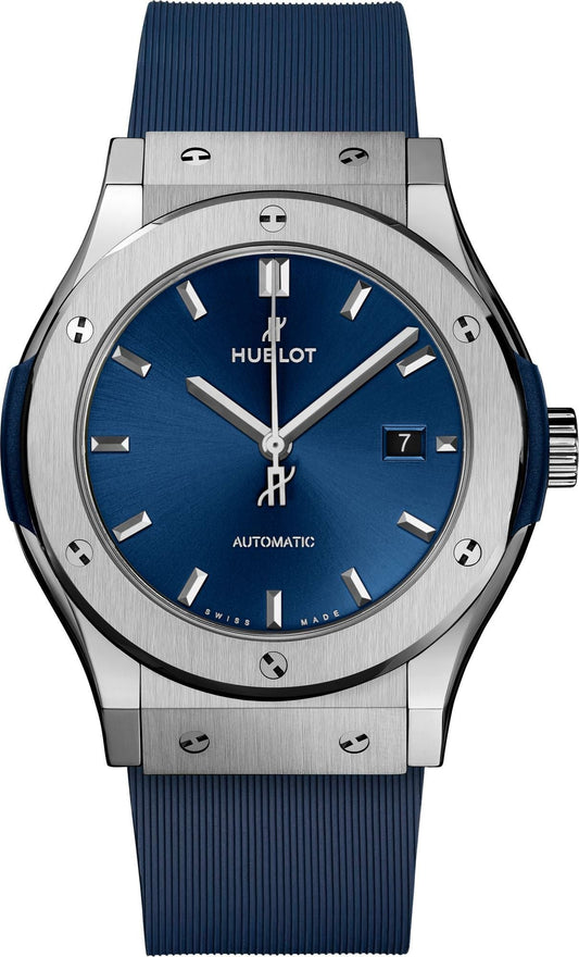 HUBLOT Classic Fusion Titanium Blue 542.NX.7170.RX