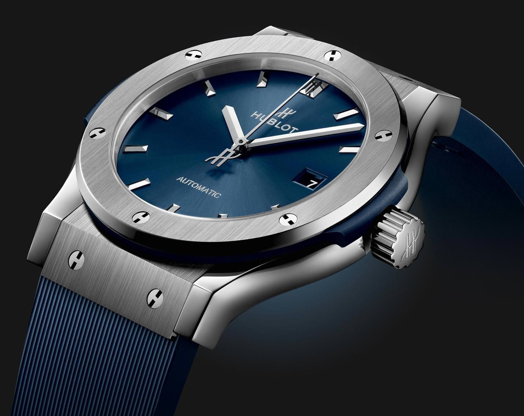 HUBLOT Classic Fusion Titanium Blue 542.NX.7170.RX