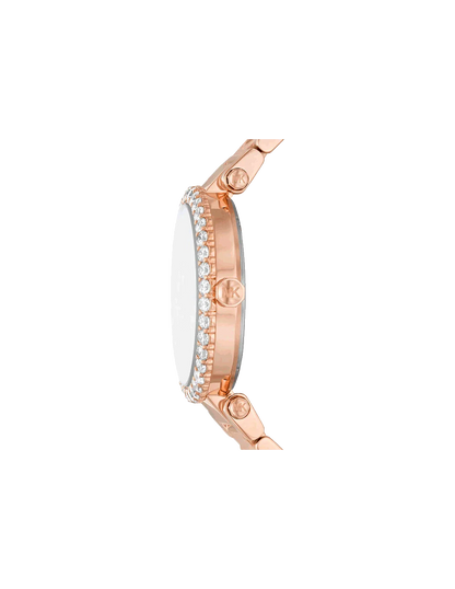 Michael Kors Parker Three-Hand Rose Gold-Tone Stainless Steel Watch