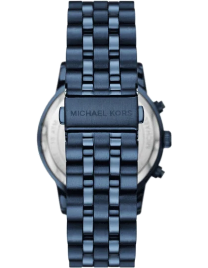 MICHAEL KORS Oversized Hutton Navy-Tone Watch