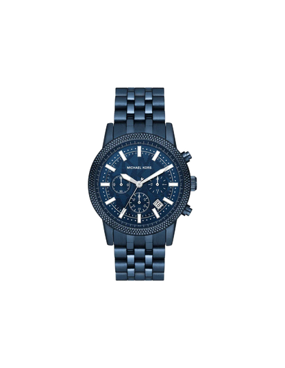 MICHAEL KORS Oversized Hutton Navy-Tone Watch