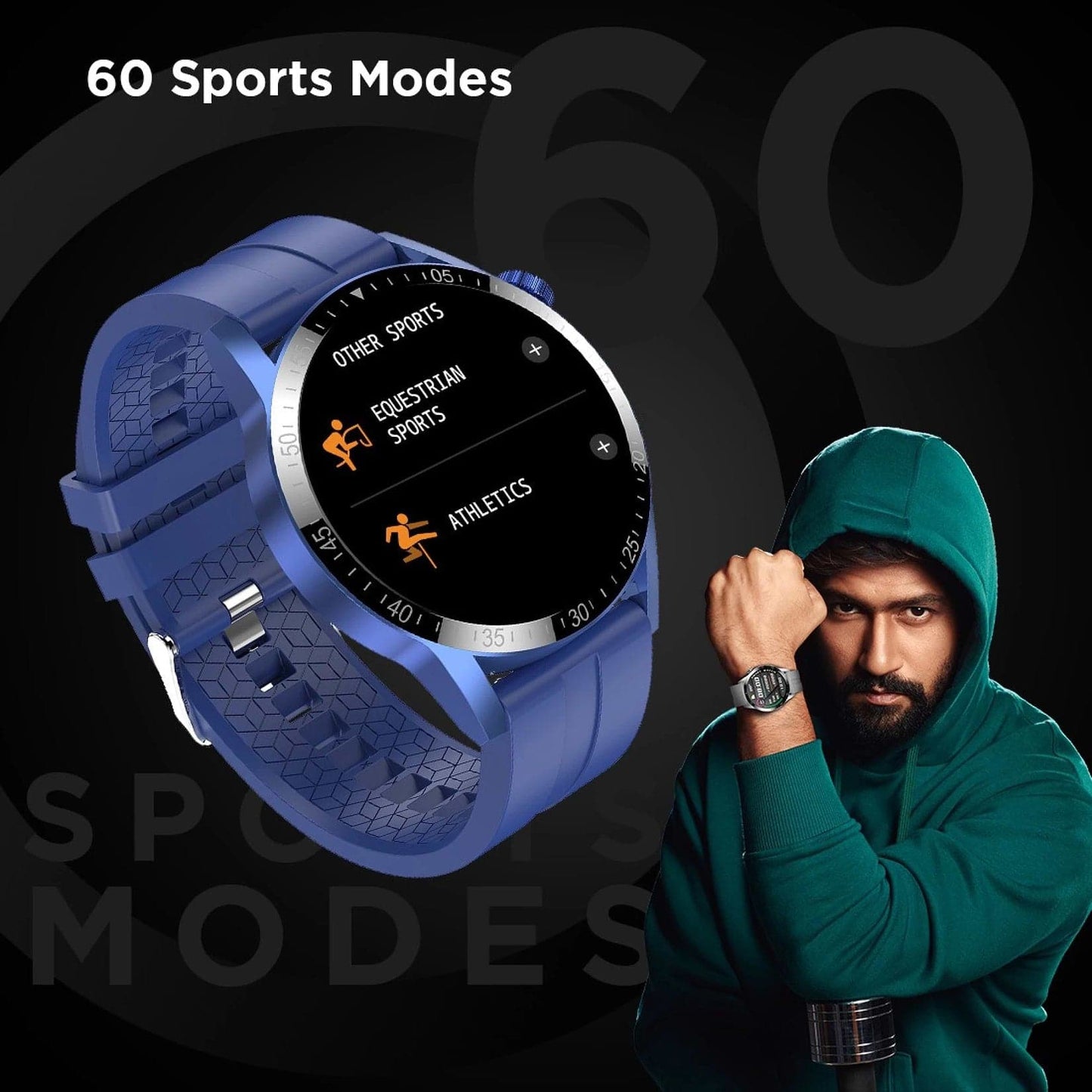 Fire-Boltt Talk Pro Smartwatch with Bluetooth Calling BSW038 BLUE