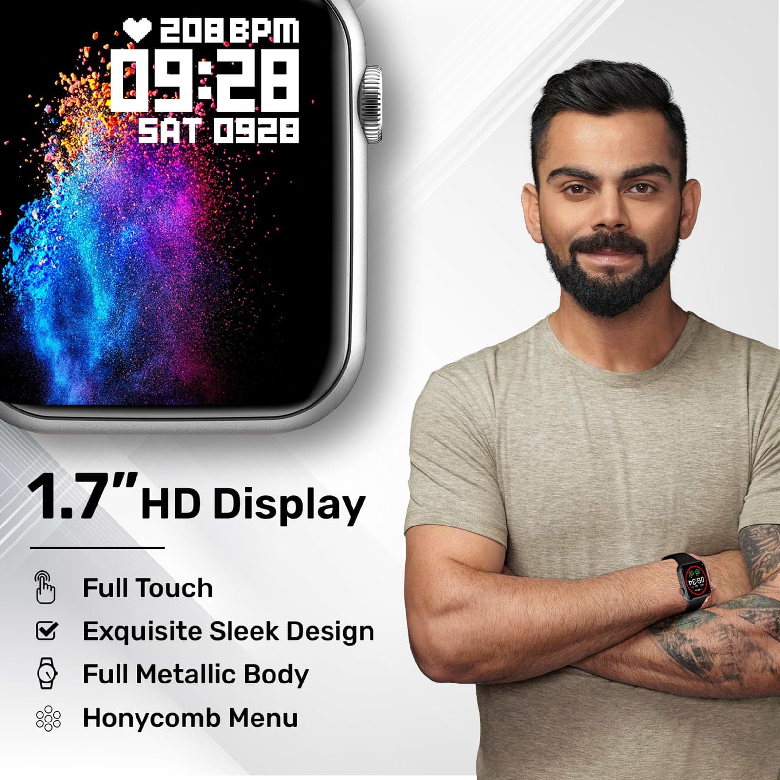 Fire-Boltt Ring BSW005 Smartwatch with Bluetooth Calling