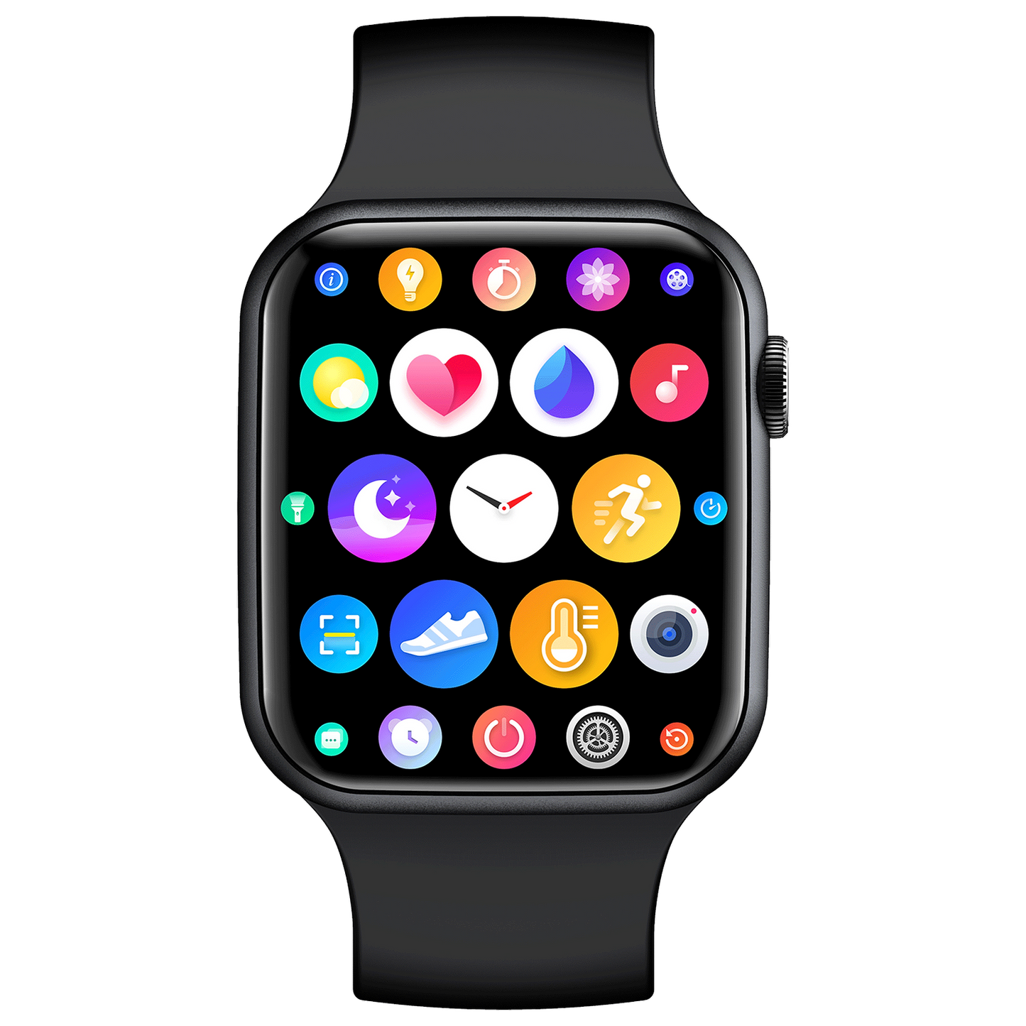 Fire-Boltt Ring Smartwatch with Bluetooth Calling BSW005 BLACK