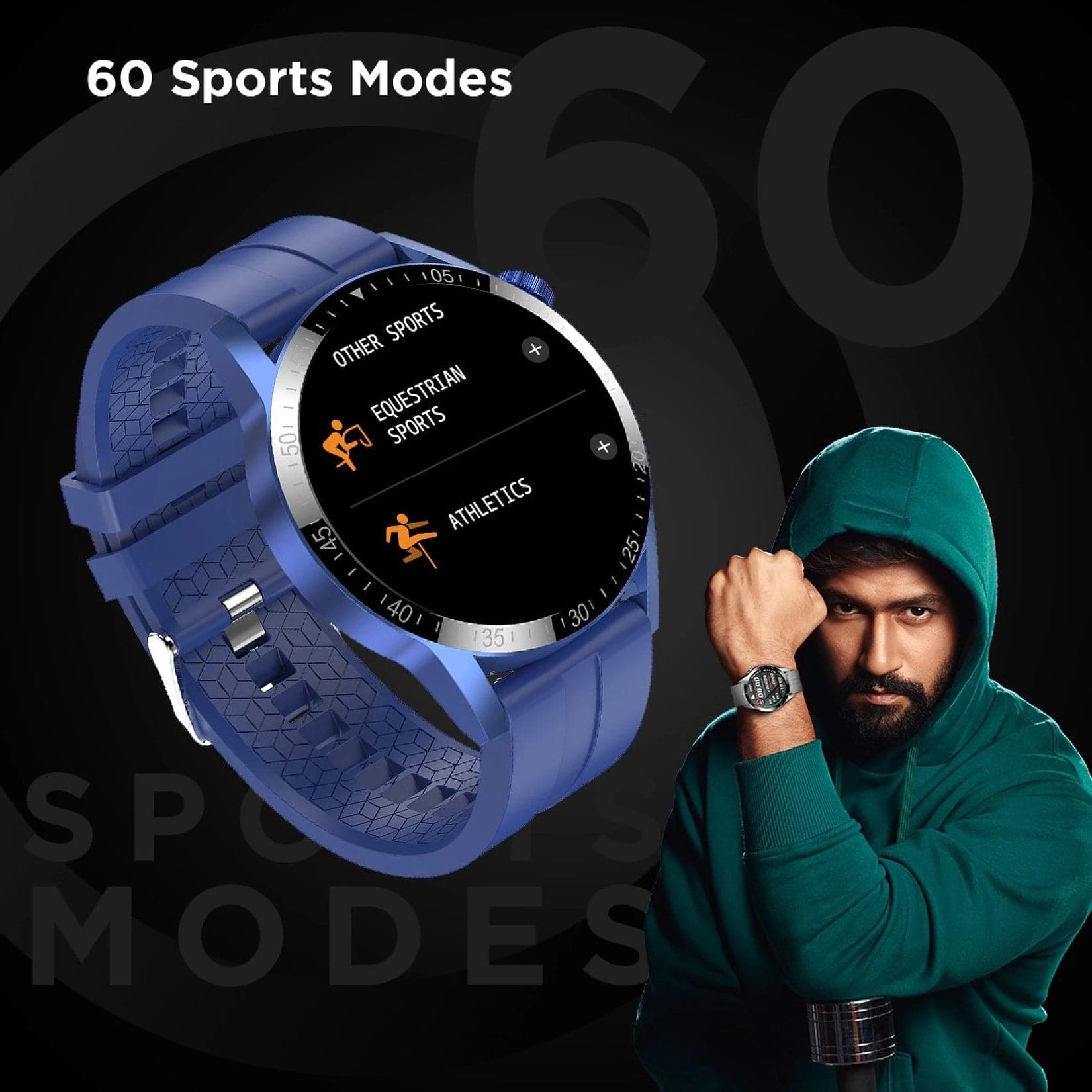Fire-Boltt Talk Pro Smartwatch with Bluetooth Calling BSW038 BLUE