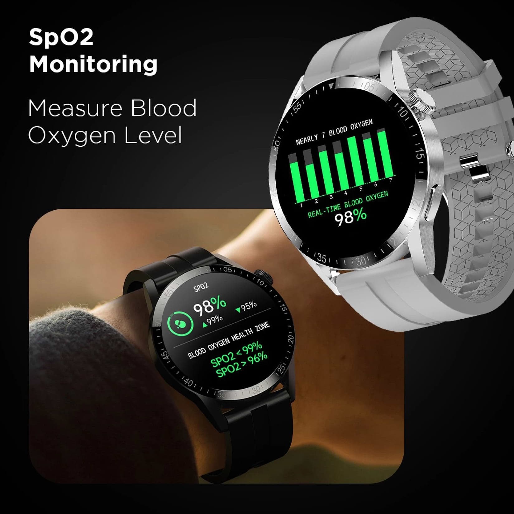 Fire-Boltt Talk Pro Smartwatch with Bluetooth Calling BSW038 GREY