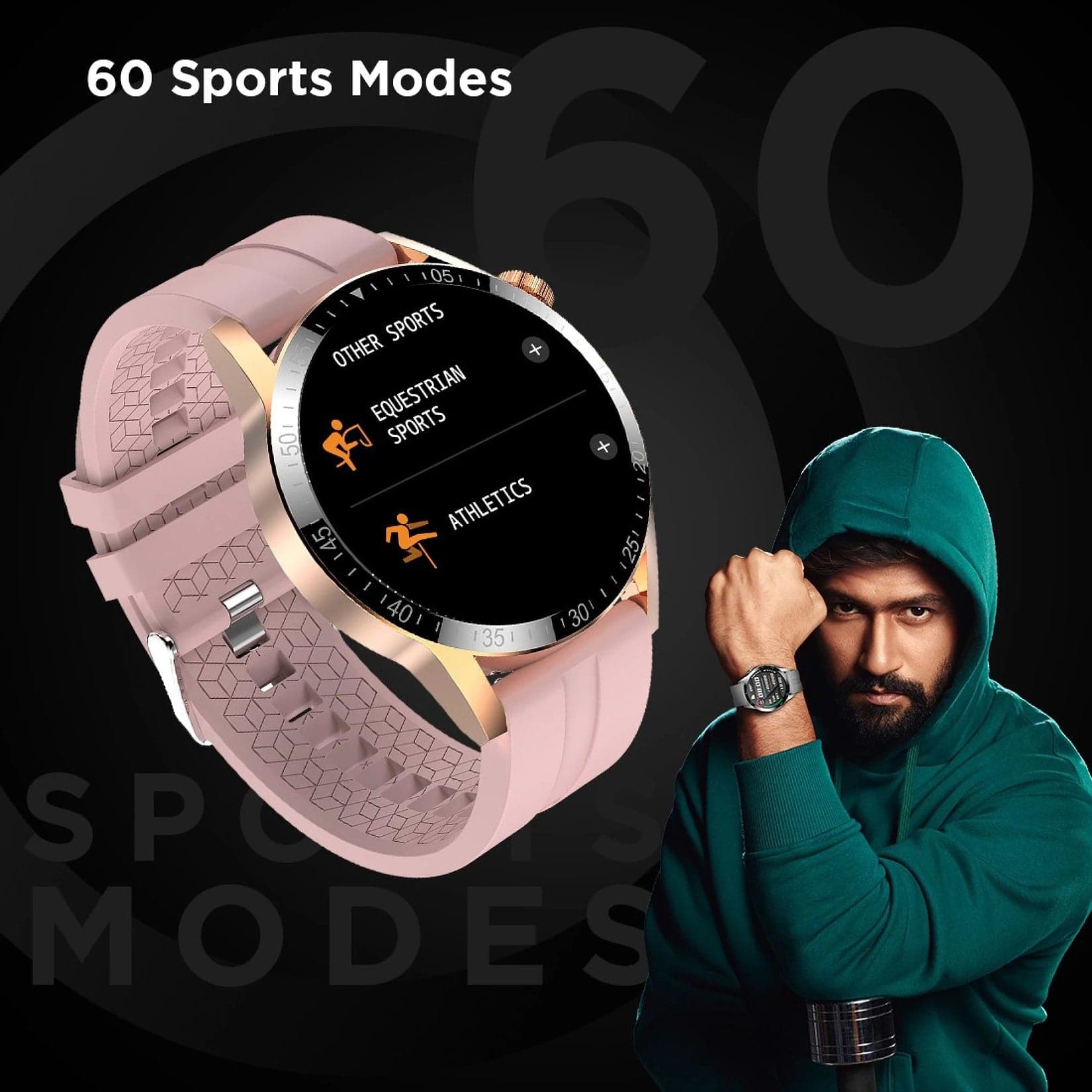 Fire-Boltt Talk Pro Smartwatch with Bluetooth Calling BSW038 GOLD