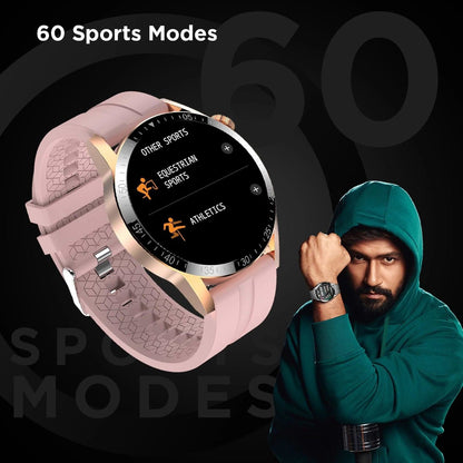 Fire-Boltt Talk Pro Smartwatch with Bluetooth Calling BSW038 GOLD