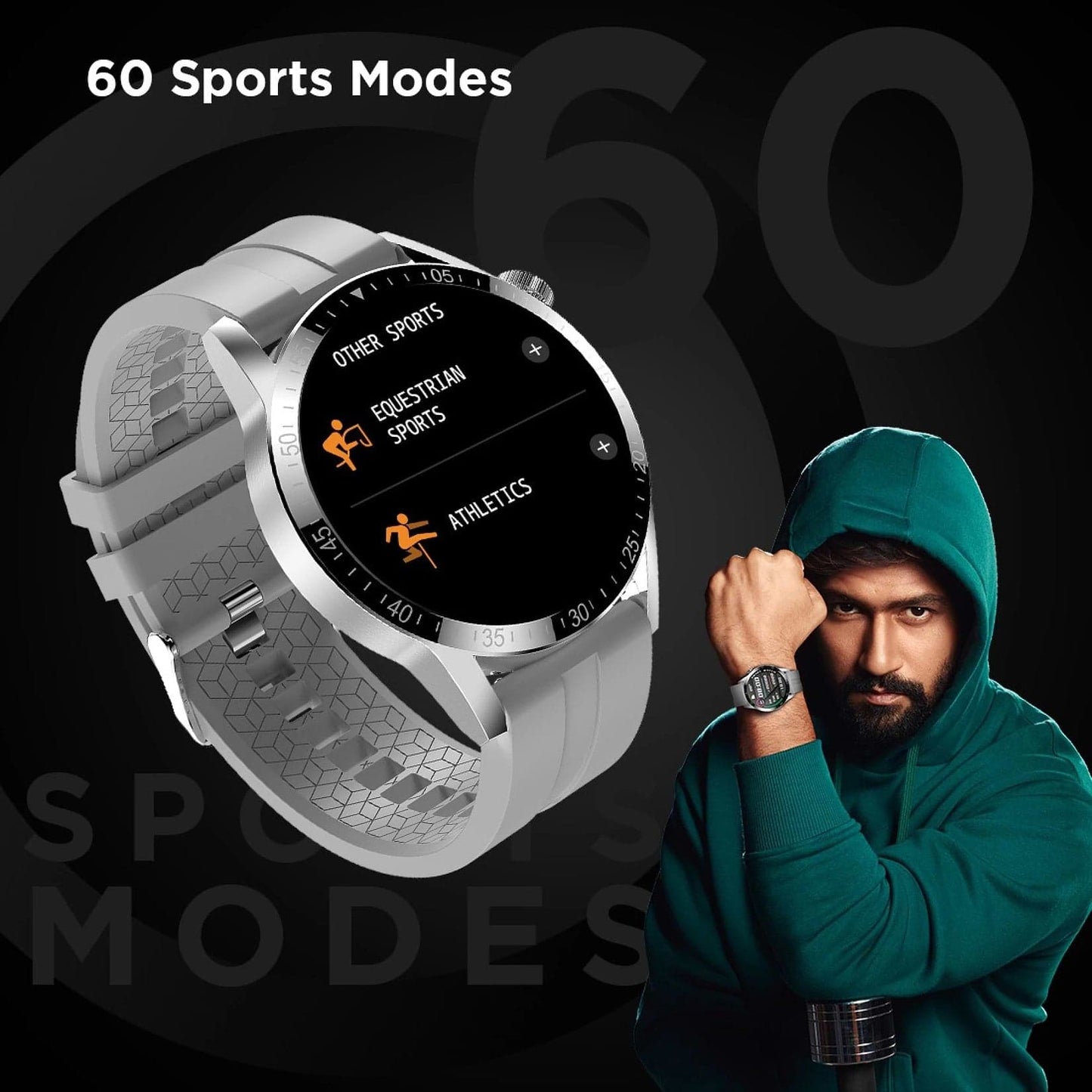 Fire-Boltt Talk Pro Smartwatch with Bluetooth Calling BSW038 GREY