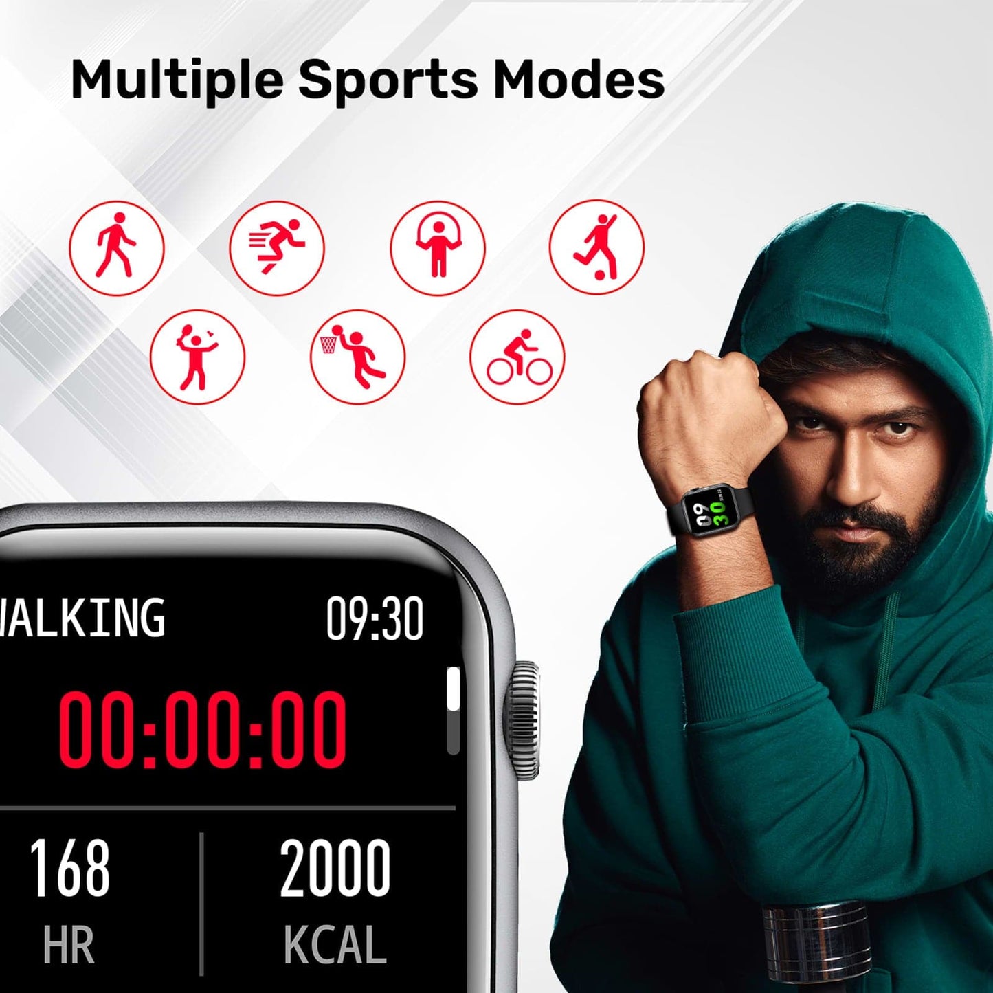 Fire-Boltt Ring BSW005 Smartwatch with Bluetooth Calling