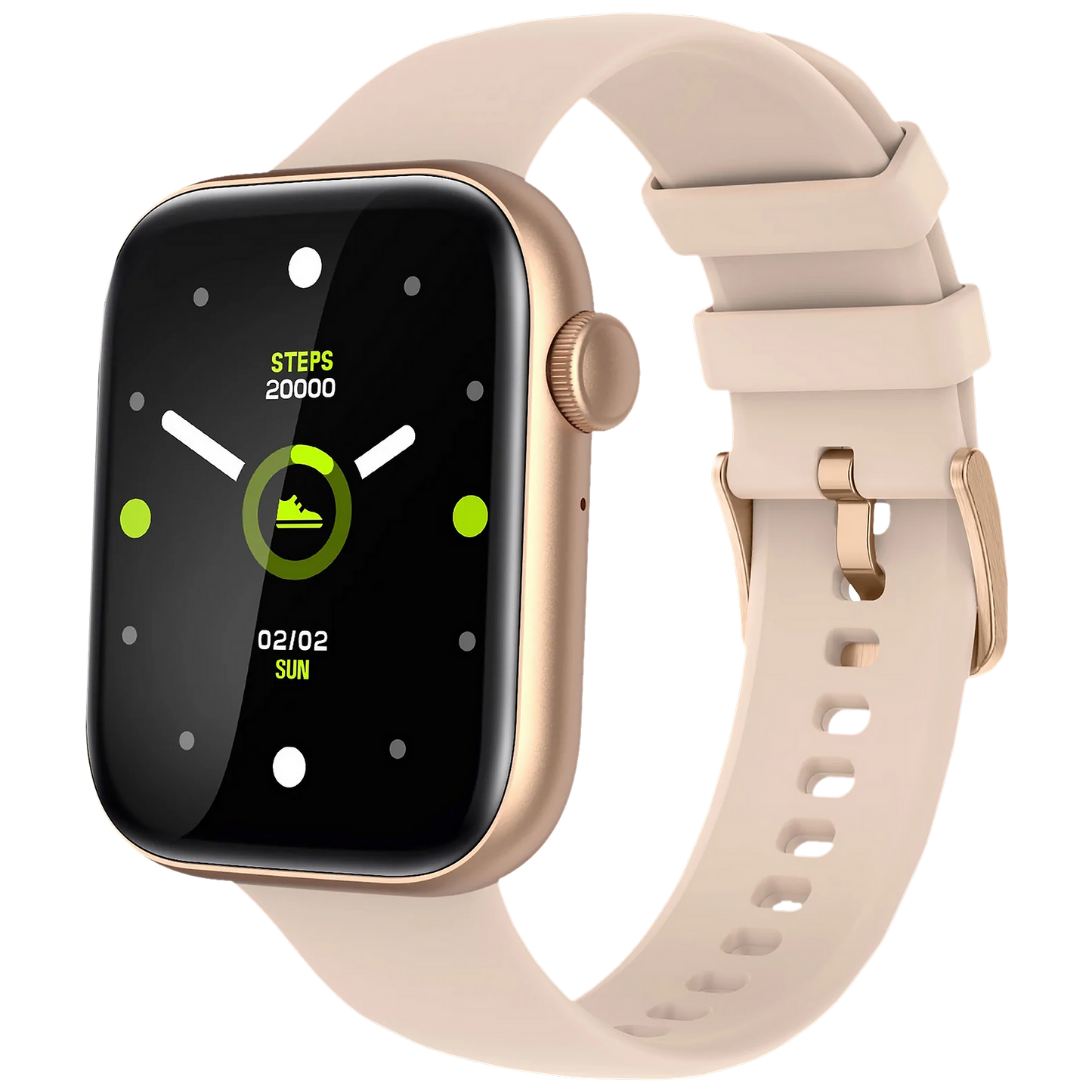 Fire-Boltt Ring 3 Smartwatch with Bluetooth Calling BSW043-GOLD