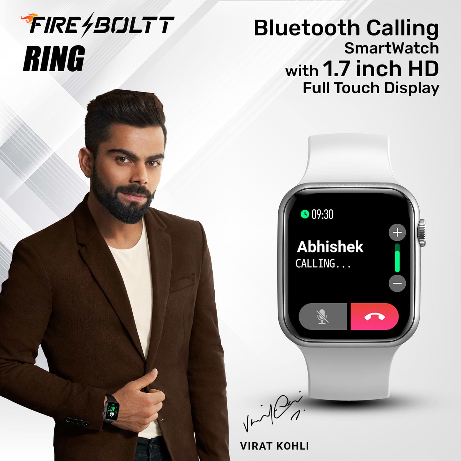 Fire-Boltt Ring BSW005 Smartwatch with Bluetooth Calling
