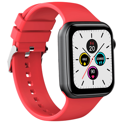 Fire-Boltt Ring Smartwatch with Bluetooth Calling BSW005 RED