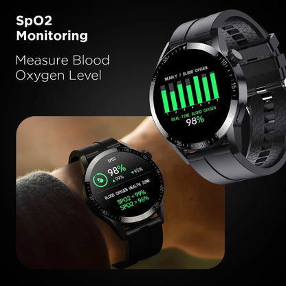 Fire-Boltt Talk Pro Smartwatch with Bluetooth Calling BSW038 BLACK