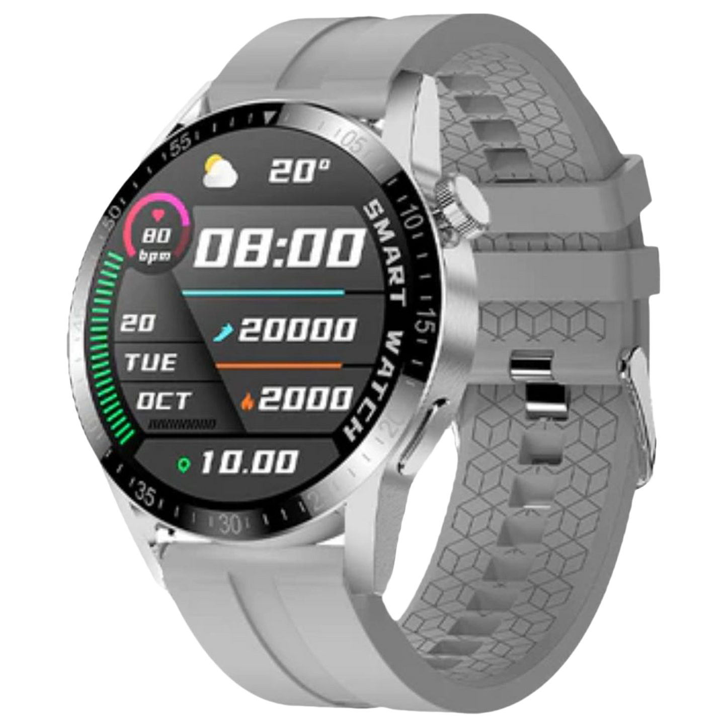 Fire-Boltt Talk Pro Smartwatch with Bluetooth Calling BSW038 GREY