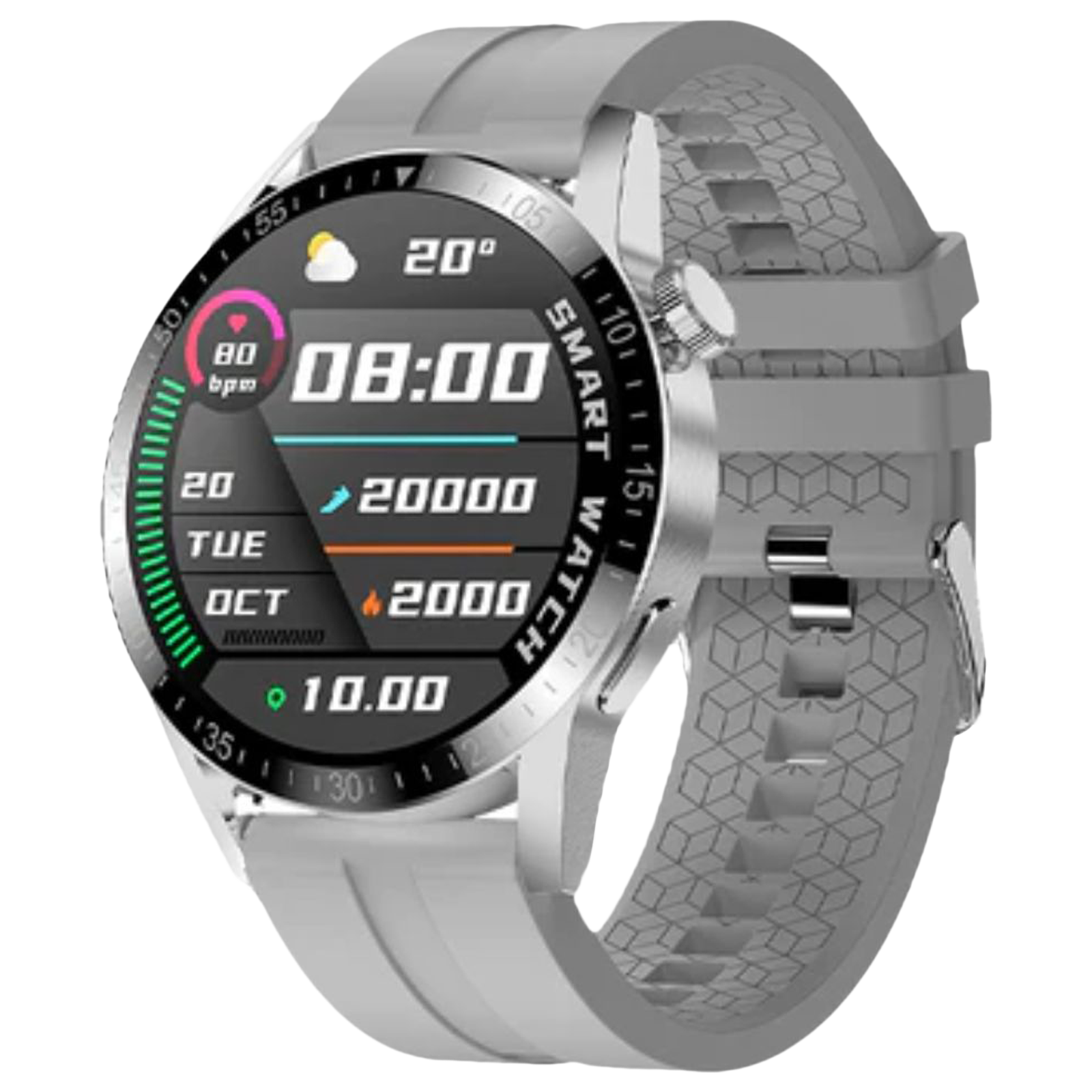 Fire-Boltt Talk Pro Smartwatch with Bluetooth Calling BSW038 GREY
