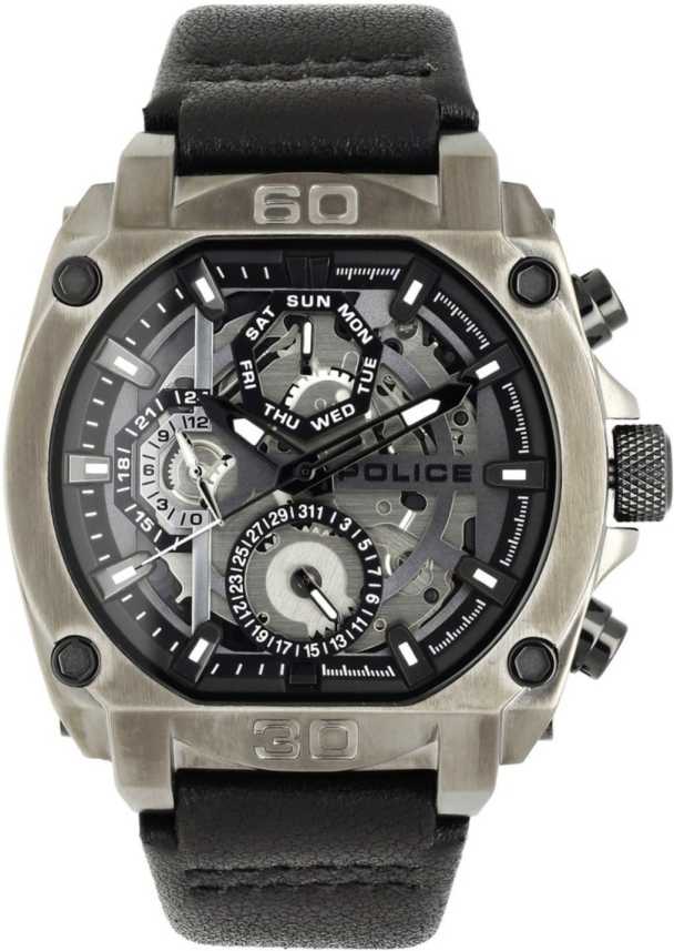 Police Grey Dial Multi-Function Watch Ncpl15472Jsu61