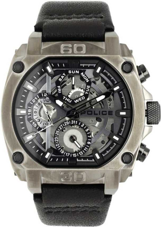 Police Grey Dial Multi-Function Watch Ncpl15472Jsu61
