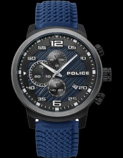 Police Bromo Round Analog Black Dial Mens Watch