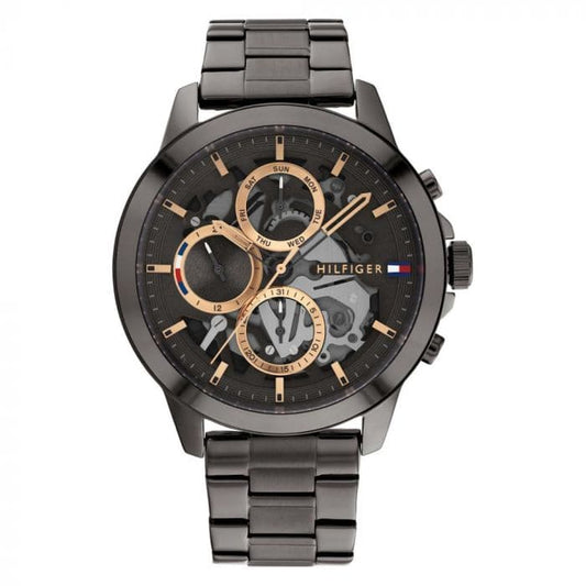 Tommy Hilfiger Men Henry Round Grey Watches-Th1710479