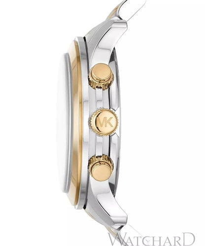 Michael Kors Runway 45 mm Gold Dial Stainless Steel Chronograph Watch for Men - MK9075I